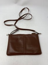 Load image into Gallery viewer, Befen Womens Brown Leather Inner Pockets Adjustable Strap Zipper Shoulder Bag
