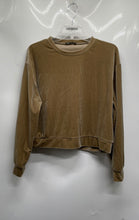 Load image into Gallery viewer, Zara Womens Green Long Sleeve Crew Neck Regular Fit Pullover Sweatshirt Size M