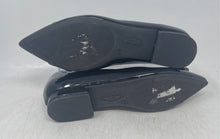 Load image into Gallery viewer, Anne Klein Womens Karisma Black Leather Pointed Toe Slip-On Ballet Flats Sz 7.5M