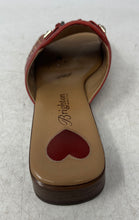 Load image into Gallery viewer, Brighton Womens Joan Red Beige Woven Open Toe Slip-On Slide Sandals Size 7.5M