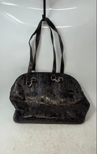 Load image into Gallery viewer, Unbranded Womens Brown Leather Embossed Inner Pocket Double Strap Shoulder Bag