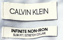 Load image into Gallery viewer, Calvin Klein Mens Light Blue Infinite Slim Fit Dress Shirt Size 15.5 34/35 M