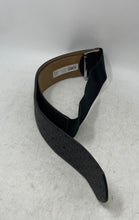 Load image into Gallery viewer, Michael Kors Womens Black Monogral Wide Elastic Buckle Adjustable Belt Size L/XL