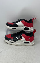 Load image into Gallery viewer, Xidiso Mens White Red Black Lace-Up Low Top Running Shoes Size 8.5