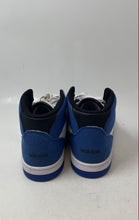 Load image into Gallery viewer, Adidas Mens Break Start Mid White Blue Lace-Up Basketball Shoes Size 6