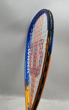 Load image into Gallery viewer, Wilson Crushing Force Power Strings Orange Blue Professional Racquetball Racquet