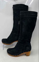 Load image into Gallery viewer, UGG Womens Black Round Toe Zipper Block Knee High Boots Size 9