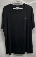 Load image into Gallery viewer, Lacoste Mens Black Pima Cotton Short Sleeve Crew Neck Pullover T-Shirt Size 4XL
