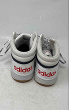 Load image into Gallery viewer, Adidas Mens Hoops 3.0 Mid White Black Mid Top Lace-Up Sneaker Shoes Size 8