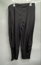 Load image into Gallery viewer, Fashion Nova Womens Black Straight Leg Windbreaker Track Pants Size L With Tag
