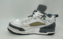Load image into Gallery viewer, Nike Kids Air Jordan Spizike Low FQ3950-102 White Gray Sneaker Shoes Size 4Y