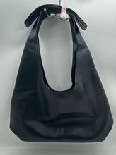 Load image into Gallery viewer, Victoria's Secret Womens Black Leather Shoulder Strap Lined Hobo Bag