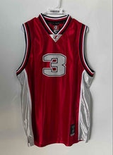 Load image into Gallery viewer, Reebok Mens Red Silver Philadelphia 76ers Iverson #3 Basketball Jersey Size M