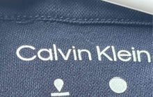 Load image into Gallery viewer, Calvin Klein Mens Blue Short Sleeve Collared Lightweight Button-Up Shirt Size L