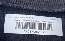 Load image into Gallery viewer, Forever 21 Womens Black Ribbed Long Sleeve Mock Neck One-Piece Romper Size S