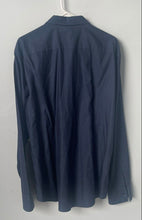 Load image into Gallery viewer, Hugo Boss Mens Blue Cotton Long Sleeve Collared Slim Fit Button-Up Shirt Size XL