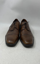 Load image into Gallery viewer, Tasso Elba Mens Choate Brown Leather Lace-Up Low Top Oxford Dress Shoes Size 12M