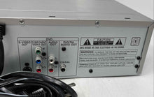 Load image into Gallery viewer, Emerson EWD2003 Silver HQ 4 Head Video Cassette Recorder/DVD Player Not Tested
