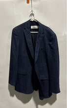 Load image into Gallery viewer, Daniel Cremieux Mens Blue Plaid Long Sleeve Notch Lapel Two-Button Blazer Sz 44L
