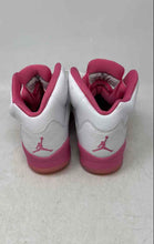 Load image into Gallery viewer, Nike Girls Air Jordan 5 440892-168 White Pink Sneakers Shoes Size 3.5Y No Insole
