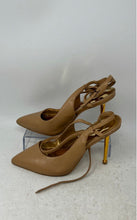 Load image into Gallery viewer, Guess Womens Brown Leather Pointed Toe Ankle Tie Stiletto Pump Heels Size 7M