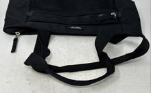 Load image into Gallery viewer, Kenneth Cole Reaction Womens Black Bottom Studs Inner Pockets Shoulder Tote Bag