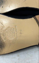 Load image into Gallery viewer, Olivier Mens Black Leather Slip-On Round Toe Formal Loafer Shoes Size 7-8