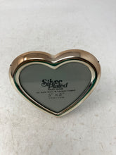 Load image into Gallery viewer, Silver-Tone Plated Heart Shape Brass & Lacquer Coated 5x5 Inch Photo Frame