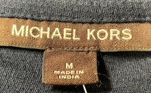 Load image into Gallery viewer, Michael Kors Mens Navy White Short Sleeve Pullover T-Shirt Size Medium