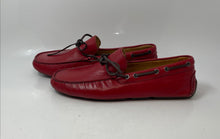 Load image into Gallery viewer, Mercanti Fiorentini Mens Red Brown Leather Slip-On Driving Moccasins Shoes Sz 9M