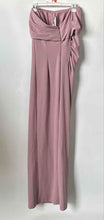 Load image into Gallery viewer, DB Studio Womens Pink Strapless Pleated Back Zip Midi Sheath Dress Size 6