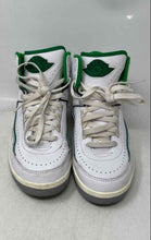 Load image into Gallery viewer, Nike Kids Air Jordan 2 Retro Green White Lace-Up Sneaker Shoes Size 6.5Y