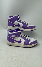Load image into Gallery viewer, Nike Kids Air Jordan 1 Mid GS DQ8423-511 Purple White Sneaker Shoes Size 5.5Y