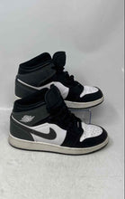 Load image into Gallery viewer, Nike Kids Air Jordan 1 Mid DQ8423-001 Black White Lace-Up Sneaker Shoes Size 6Y