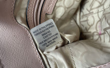Load image into Gallery viewer, Calvin Klein Womens Beige Nude Signature Print Detachable Strap Crossbody Bag