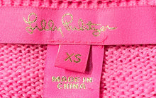 Load image into Gallery viewer, Lilly Pulitzer Womens Pink Long Raglan Sleeve Round Neck Pullover Sweater Sz XS