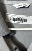 Load image into Gallery viewer, Calvin Klein Mens Gray Colorblock Short Sleeve Collared Polo Shirt Size M