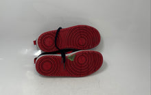 Load image into Gallery viewer, Nike Boys Court Borough Low Recraft Red Leather Lace-Up Sneaker Shoes Size 4