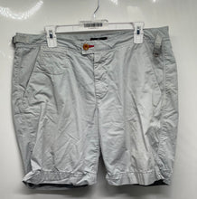 Load image into Gallery viewer, Psycho Bunny Mens Gray Cotton Slash Pocket Cuffed Classic Chino Shorts Size 36