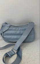 Load image into Gallery viewer, Steve Madden Womens Bzoia Light Blue Quilted Crossbody Bag With Coin Purse