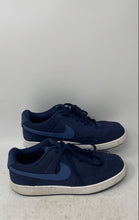 Load image into Gallery viewer, Nike Mens Court Vision Low Blue Leather Lace-Up Sneaker Shoes Size 8