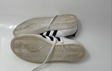 Load image into Gallery viewer, Adidas Mens Superstar White Black Low Top Lace-Up Sneaker Shoes Size 6