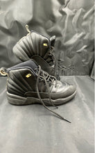 Load image into Gallery viewer, Jordan 12 Boys Black Shoes Size 3