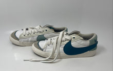 Load image into Gallery viewer, Nike Womens Blazer Low 77 Jumbo DQ1470-106 White Green Sneakers Shoes Size 7.5
