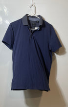 Load image into Gallery viewer, Hugo Boss Mens Blue Short Sleeve Slim-Fit Collared Golf Polo Shirt Size L