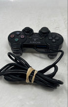 Load image into Gallery viewer, Sony PlayStation DualShock 2 Black Video Game Analog Wired Controller Not Tested