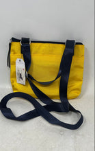 Load image into Gallery viewer, Nautica Womens Armada Yellow And Navy-Blue Adjustable Strap Crossbody Bag W/Tags
