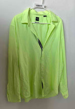 Load image into Gallery viewer, Hugo Boss Mens Neon Cotton Collared Long Sleeve Button-Up Shirt Size XXL