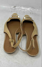 Load image into Gallery viewer, Kensie Womens Poppi Beige Pointed Toe Buckle Slingback Flats Size 8M