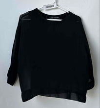 Load image into Gallery viewer, Zara Womens Black Long Sleeve Round Neck Pullover Blouse Top Size XS